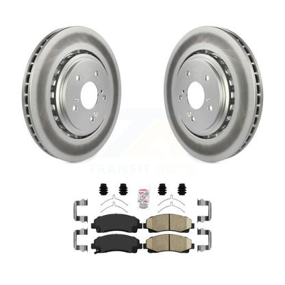 Rotors de frein à disque à revêtement avant et kit de plaquettes en céramique pour Acura TLX 2015-2020
