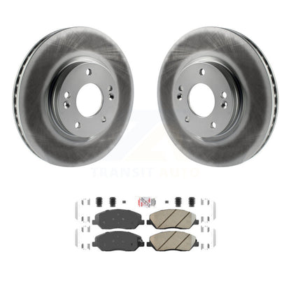 Rotor de frein à disque avec revêtement avant et kit de plaquettes en céramique pour Hyundai Santa F 2007-2009