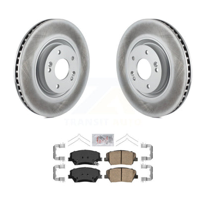 Kit de rotors de frein à disque à revêtement avant et de plaquettes en céramique pour Hyundai Nexo 2019 – 2022