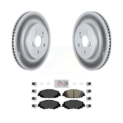 Rotor de frein à disque à revêtement avant et Kit de plaquettes en céramique pour Toyota Corolla Prius Prim