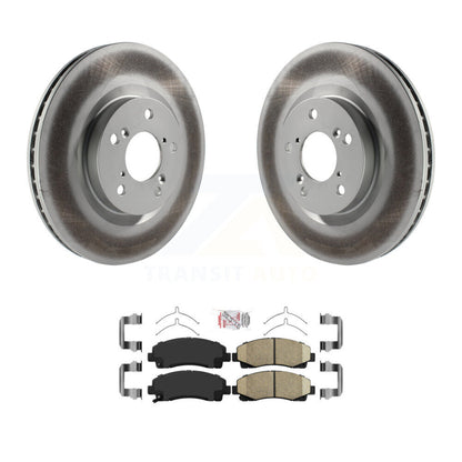 Rotors de frein à disque à revêtement avant et kit de plaquettes en céramique pour Acura TL 2009-2014