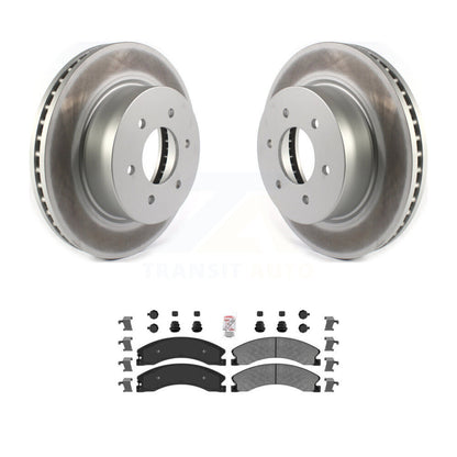 Kit de plaquettes de frein à disque semi-métalliques pour rotors de frein avant pour Nissan TITAN X 2016 – 2024