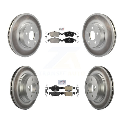 Kit de rotors de frein à revêtement semi-métallique avant et arrière, pour Mercedes-Benz E350 E40