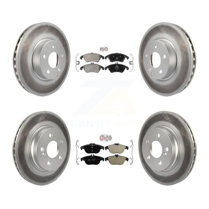 Kit de rotors de frein à revêtement semi-métallique avant et arrière, pour Mercedes-Benz C300 C35