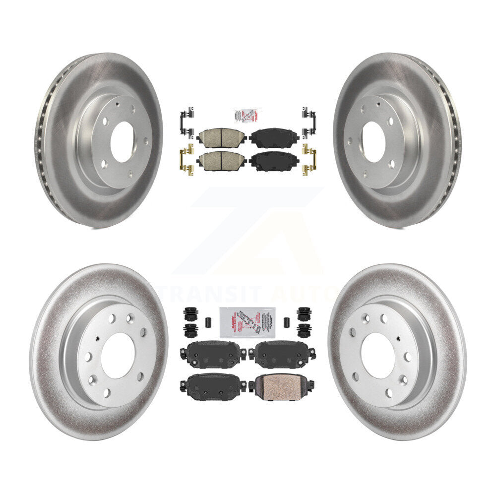 Kit de rotors de frein à disque recouverts de plaquettes en céramique avant et arrière, pour Mazda CX-3 AW 2019 – 2022