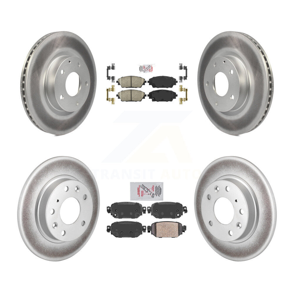 Kit de rotors de frein à disque recouverts de plaquettes en céramique avant et arrière, pour Mazda CX-3 AW 2019 – 2022