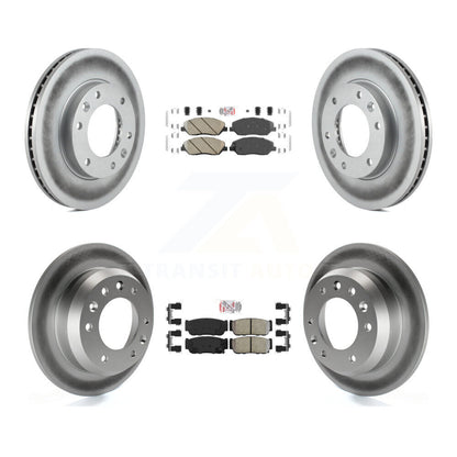 Kit de rotors de frein à revêtement semi-métallique, en céramique, avant et arrière, pour Hyundai Entourag