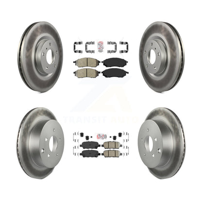 Kit de Rotor de frein à disque, revêtement de protection en céramique semi-métallique avant et arrière pour Nissan Muran