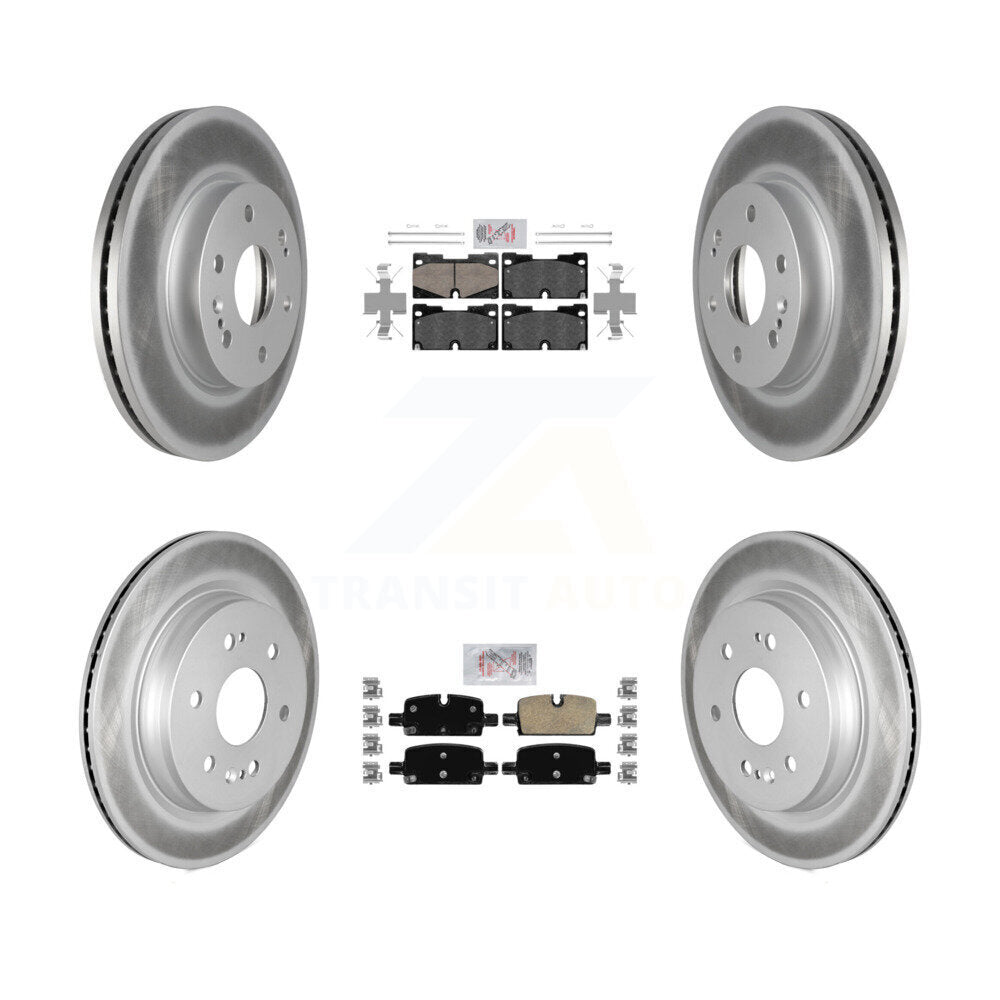 Kit de rotors de frein à revêtement en céramique avant et arrière, pour Chevrolet GMC Silverado 1500 X