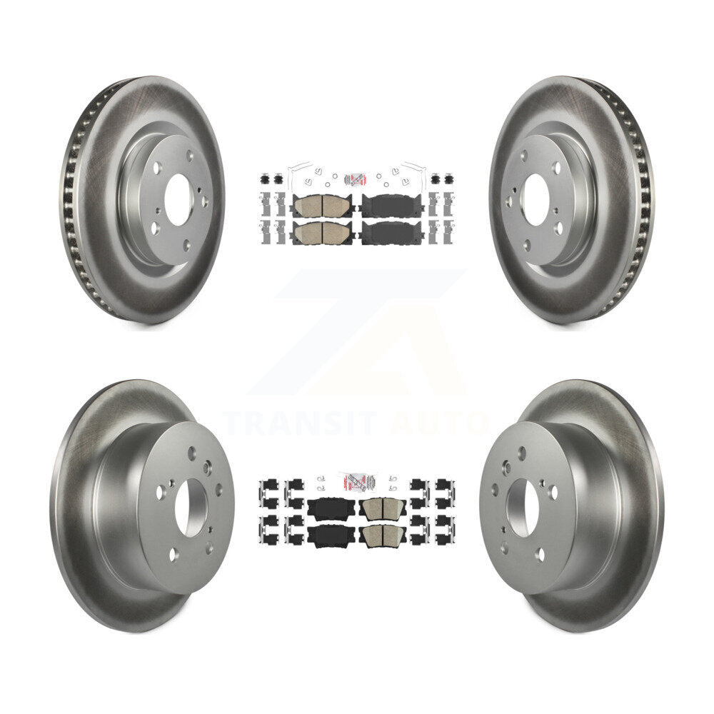 Kit de rotors de frein à revêtement en céramique avant et arrière, pour Toyota Camry Lexus ES350 Avalo