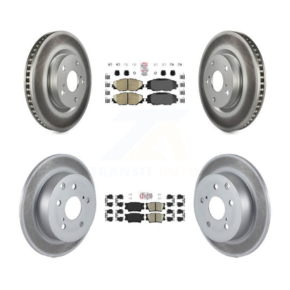 Kit de Rotors de frein à disque, revêtement de coussinets en céramique avant et arrière, pour Toyota Matrix Pontiac Vib
