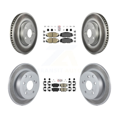 Kit de Rotors de frein à disque, revêtement de coussinets en céramique avant et arrière, pour Toyota Matrix Pontiac Vib