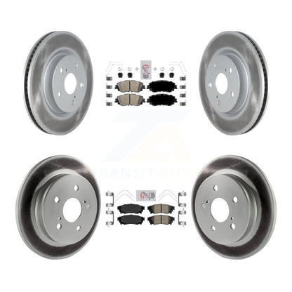 Kit de rotors de frein à revêtement en céramique avant et arrière, pour Toyota RAV4 Camry Corolla Cros