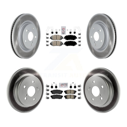 Kit de rotors de frein à revêtement en céramique avant et arrière, pour Toyota RAV4 Camry Corolla Cros