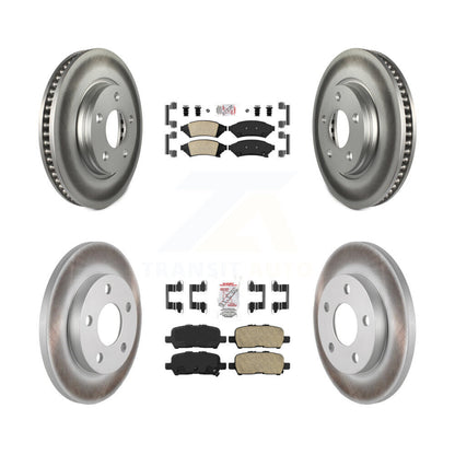 Kit de plaquettes en céramique avant et arrière et Rotor de frein revêtu, pour Buick LaCrosse Pontiac Gran