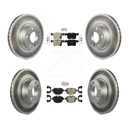 Kit de plaquettes semi-métalliques avant et arrière et disques de frein à disque revêtus pour BMW X3 X4