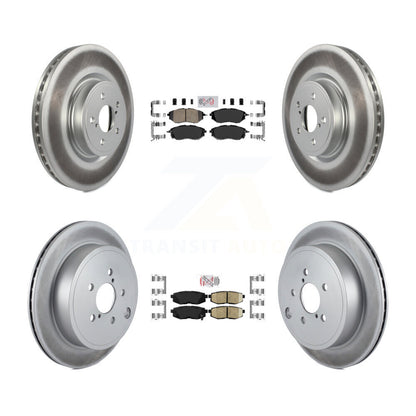 Kit de plaquettes en céramique avant et arrière et Rotor de frein à disque revêtu pour Subaru Outback Legac