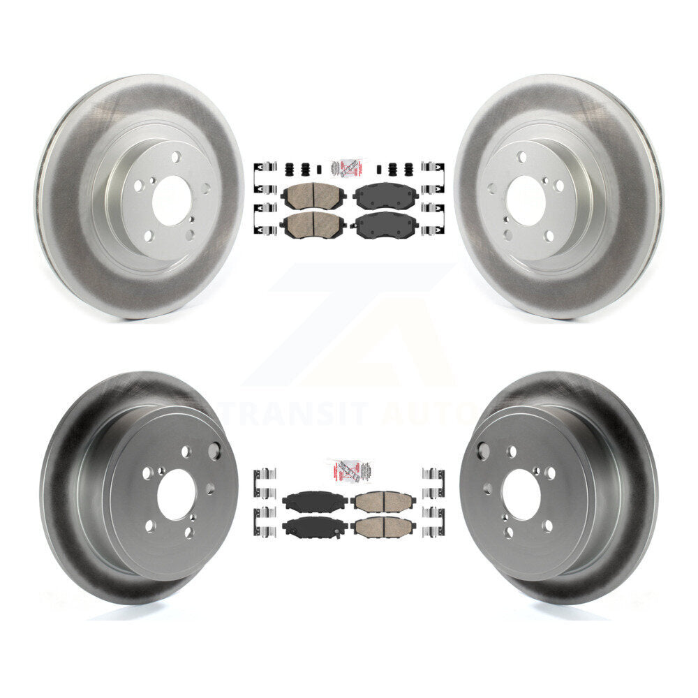 Kit de rotors de frein à revêtement en céramique avant et arrière, pour Subaru Outback Forester Imprez