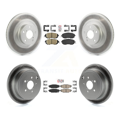 Kit de rotors de frein à revêtement en céramique avant et arrière, pour Subaru Impreza Forester Outbac