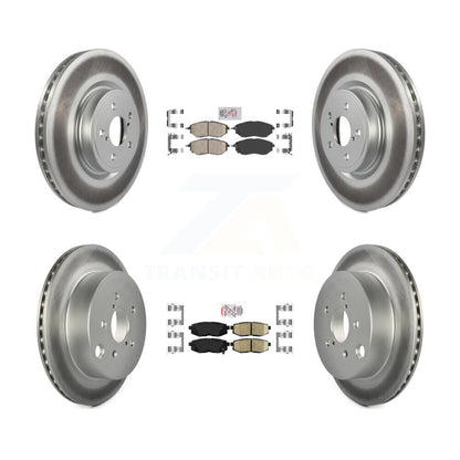 Kit de Rotor de frein enduit de plaquettes en céramique avant et arrière, pour Subaru Forester 2.0 2014 – 2018