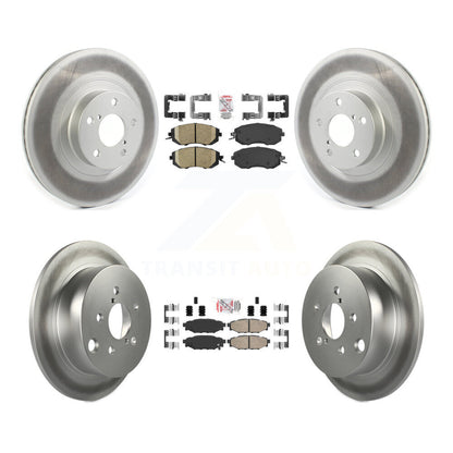 Kit de plaquettes en céramique avant et arrière et Rotor de frein revêtu, pour Subaru Forester XV Crosstre