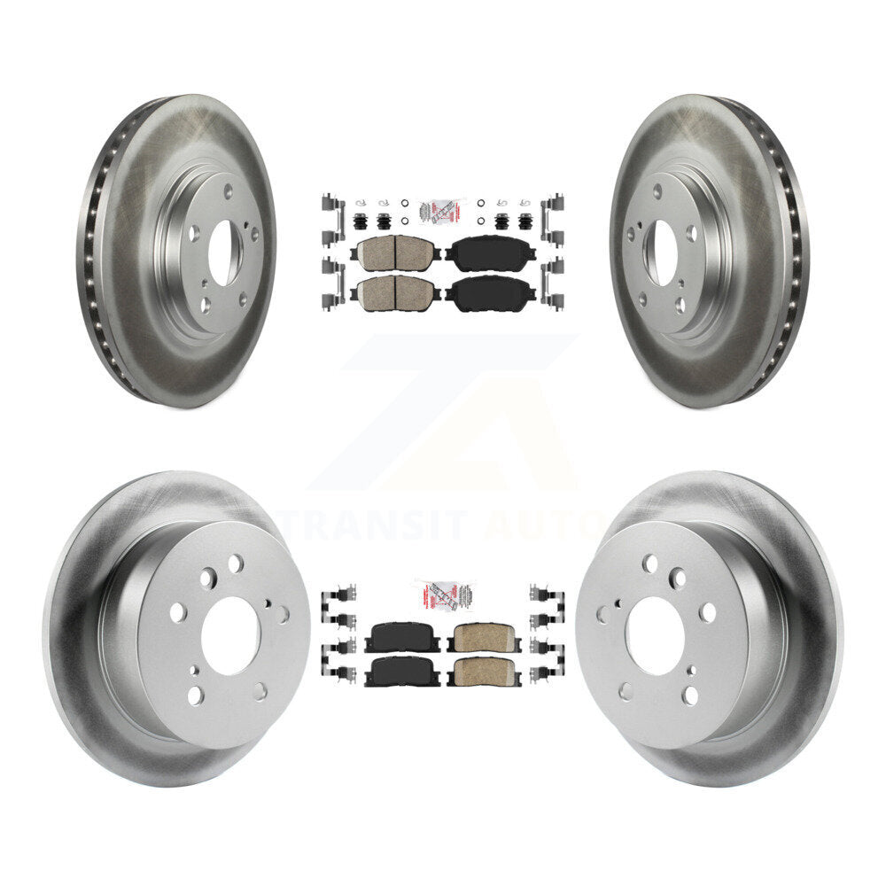 Kit de plaquettes en céramique avant et arrière et Rotor de frein à disque revêtu pour Lexus ES33 2004 – 2006