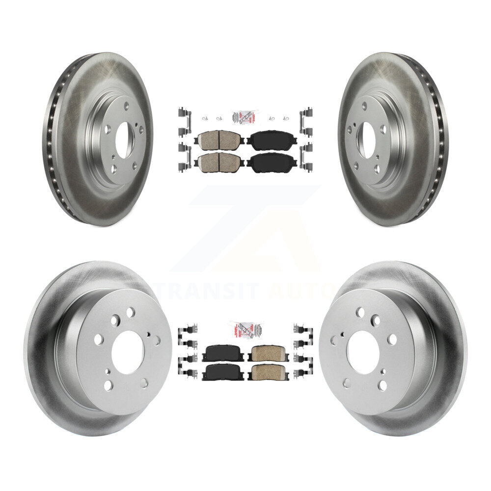 Kit de plaquettes en céramique avant et arrière et Rotor de frein à disque revêtu pour Lexus ES33 2004 – 2006