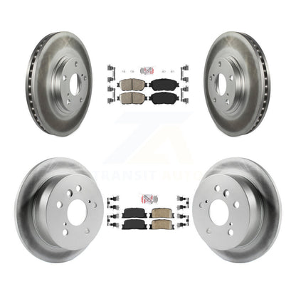Kit de plaquettes en céramique avant et arrière et Rotor de frein à disque revêtu pour Lexus ES33 2004 – 2006