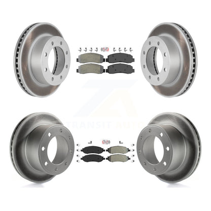 Kit de Rotor de frein à disque, revêtement de protection semi-métallique avant et arrière, pour Ford F-350 Super Dut