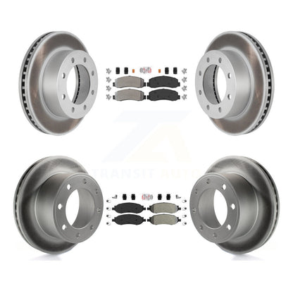 Kit de Rotor de frein à disque, revêtement de protection semi-métallique avant et arrière, pour Ford F-350 Super Dut