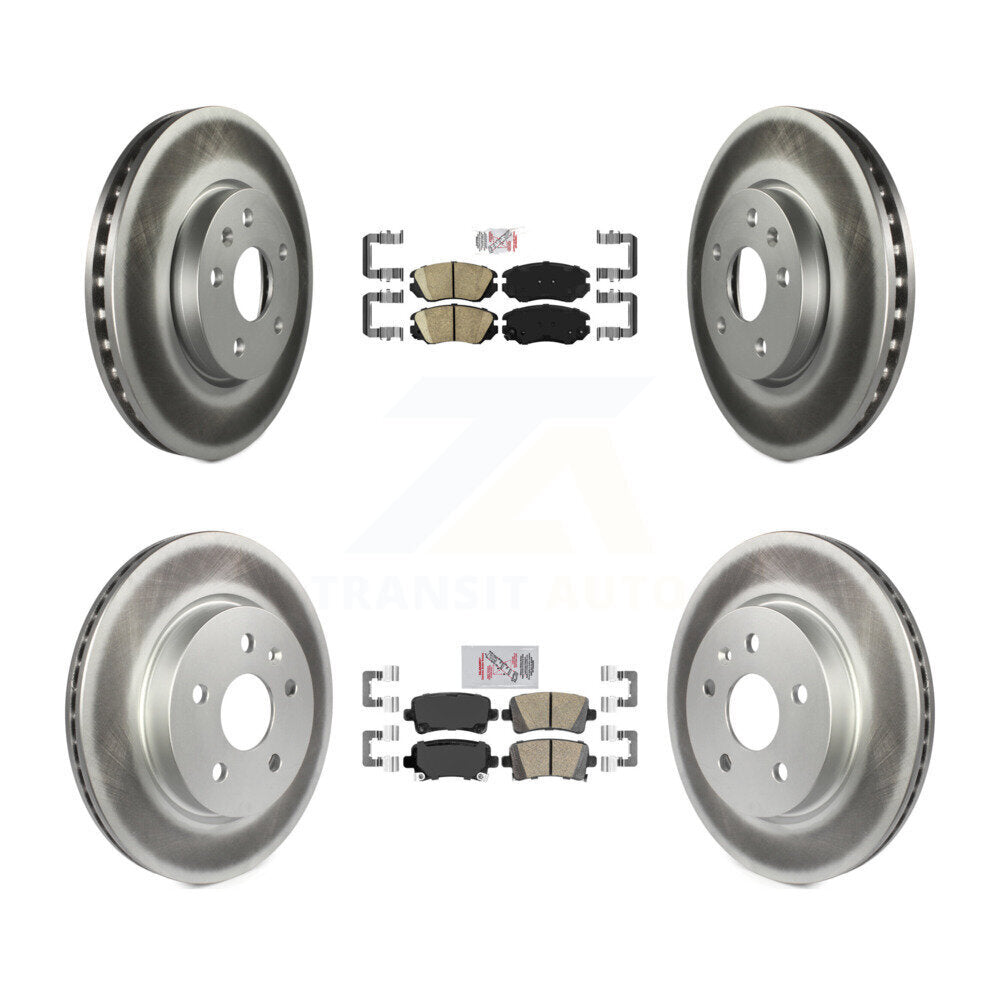 Kit de Rotors de frein à revêtement en céramique avant et arrière, pour Chevrolet Malibu Buick LaCross