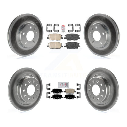 Kit de plaquettes en céramique avant et arrière et Rotors de frein à disque revêtus pour Chevrolet Malibu