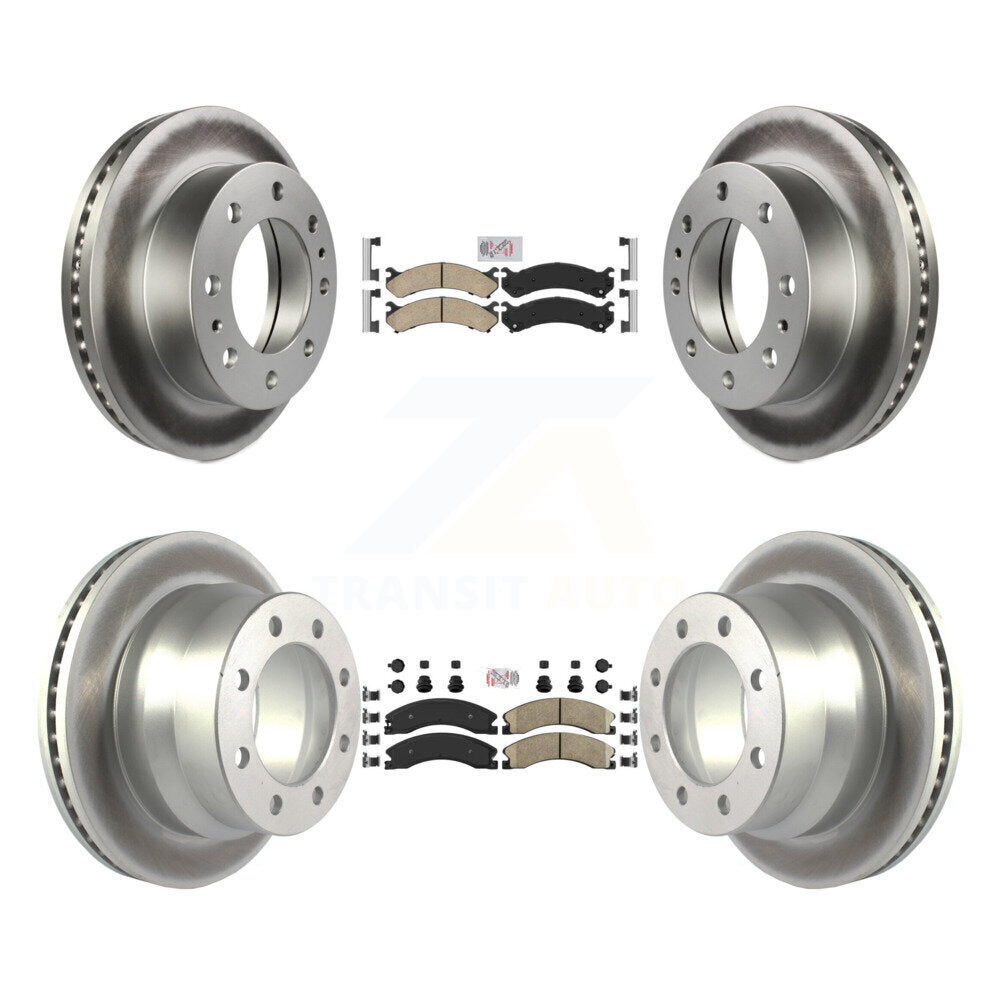 Kit de rotors de frein à disque en céramique, revêtement avant et arrière, pour Chevrolet Express 4500 GM