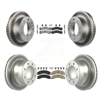Kit de rotors de frein à revêtement en céramique, semi-métallique, pour Chevrolet Express, avant et arrière
