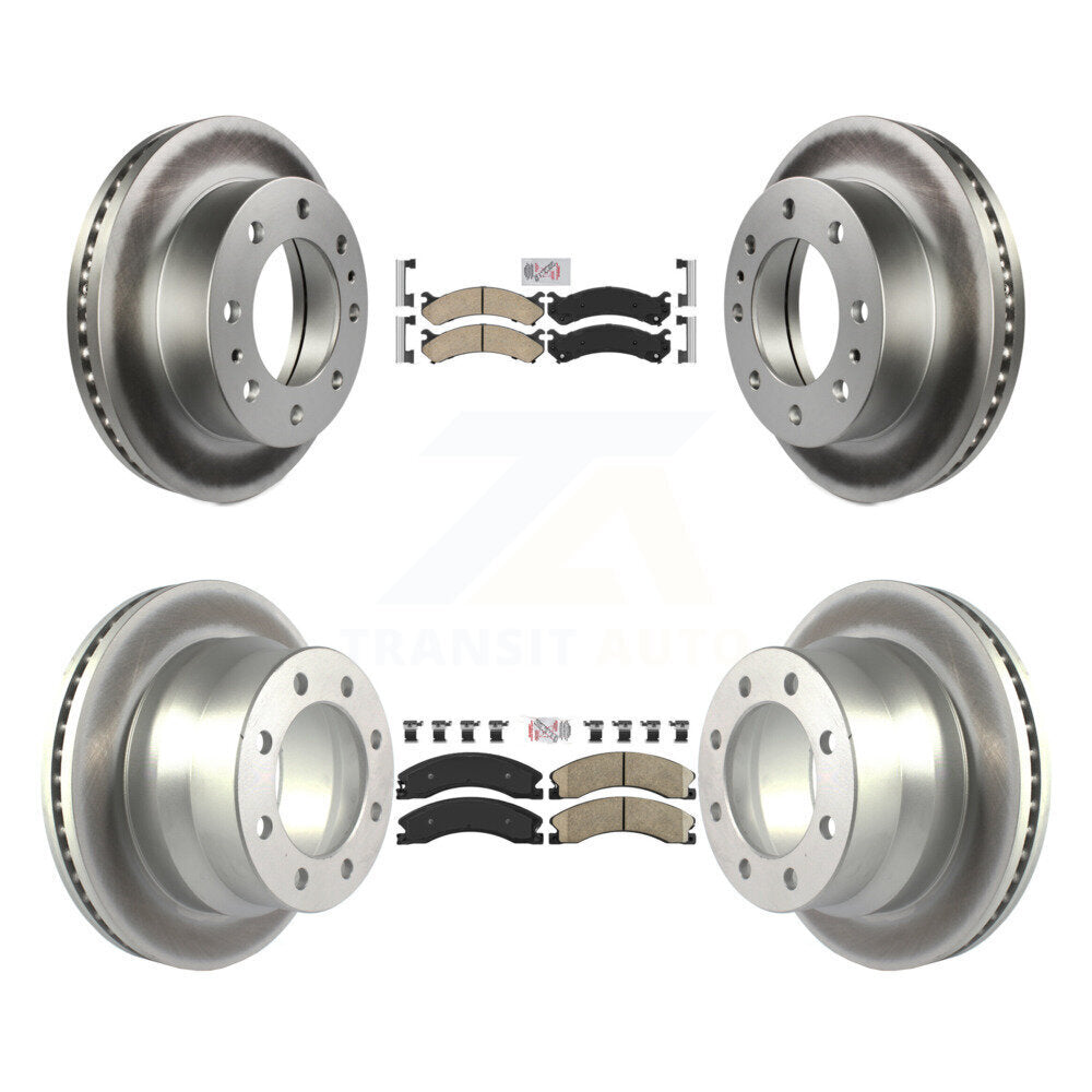 Kit de rotors de frein à disque en céramique, revêtement avant et arrière, pour Chevrolet Express 4500 GM