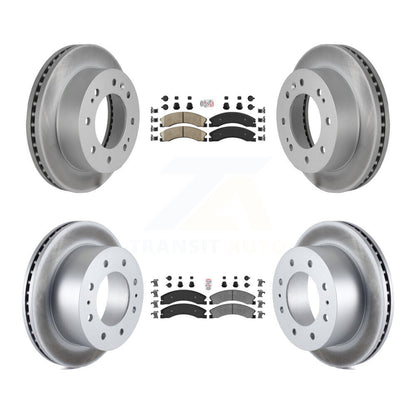 Kit de Rotor de frein à revêtement de plaquette semi-métallique avant et arrière en céramique pour GMC Chevrolet 250