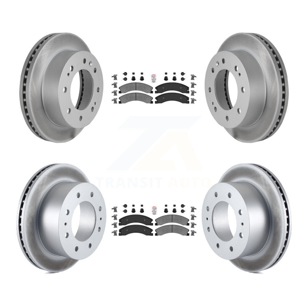 Kit de rotors de frein à revêtement semi-métallique avant et arrière, pour GMC Chevrolet Sierra 250