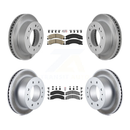 Kit de Rotor de frein à revêtement de plaquette semi-métallique avant et arrière en céramique pour GMC Chevrolet 250