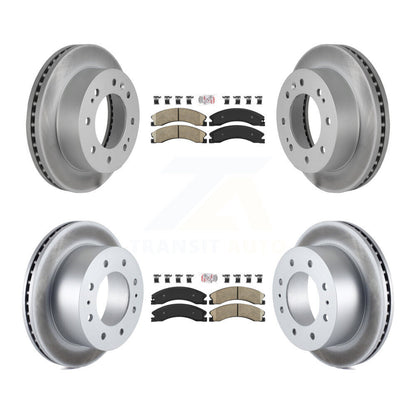 Kit de plaquettes en céramique avant et arrière et Rotor de frein revêtu, pour GMC Chevrolet Sierra 2500 H