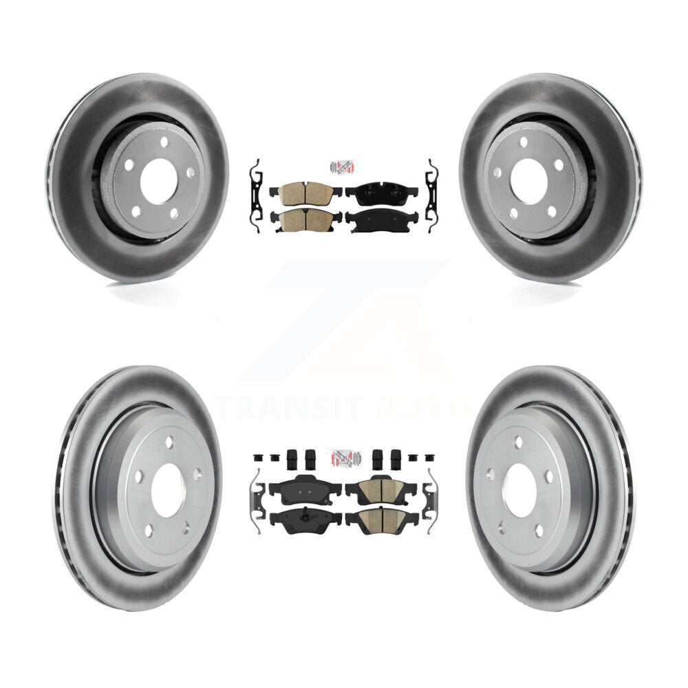 Kit de rotors de frein à disque avant et arrière en céramique, pour Jeep Grand Cherokee W