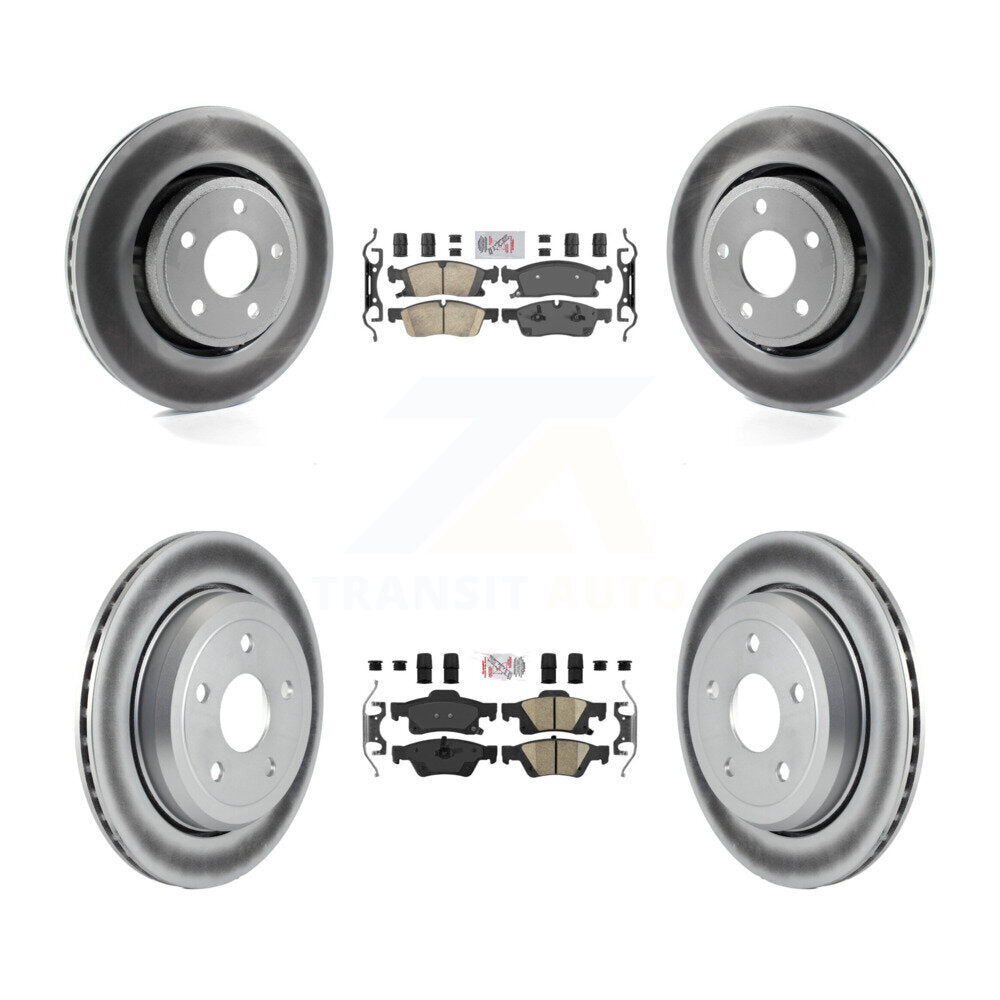 Kit de rotors de frein à disque avant et arrière en céramique, pour Jeep Grand Cherokee W