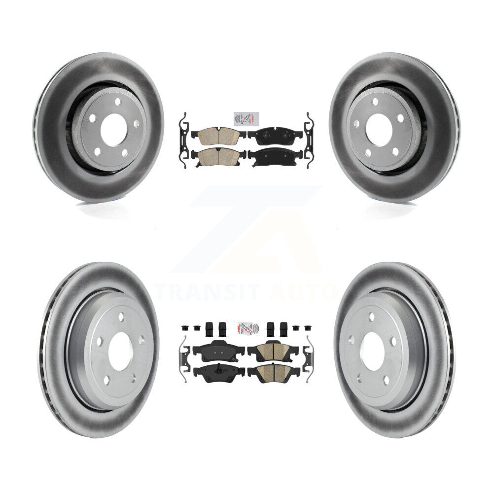 Kit de rotors de frein à disque avant et arrière en céramique, pour Jeep Grand Cherokee W