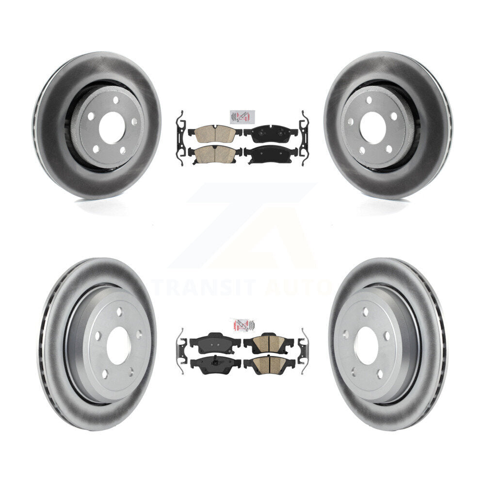 Kit de rotors de frein à disque avant et arrière en céramique, pour Jeep Grand Cherokee W