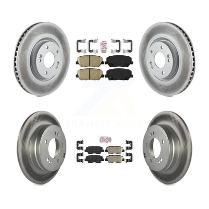 Kit de plaquettes en céramique avant et arrière et disques de frein enduits pour Kia Optima 2.0L