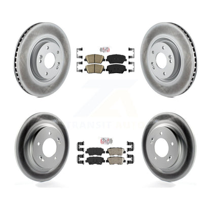 Kit de rotors de frein à revêtement de plaquettes en céramique avant et arrière, pour Hyundai Azera Limite 2016 – 2017