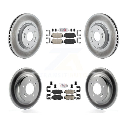 Kit de rotors de frein à revêtement de plaquettes en céramique avant et arrière, pour Hyundai Azera Limite 2016 – 2017
