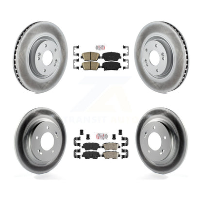 Kit de rotors de frein à revêtement de plaquettes en céramique avant et arrière, pour Hyundai Azera Limite 2016 – 2017