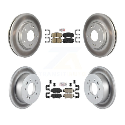 Kit de Rotor de frein à revêtement de plaquettes en céramique avant et arrière, pour Hyundai Elantra 10 à partir de 03 23