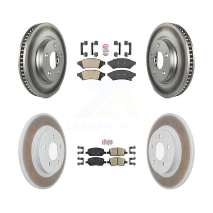 Kit de Rotor de frein à manteau de plaquettes en céramique avant et arrière, pour Chevrolet Uplander Buick Terraz