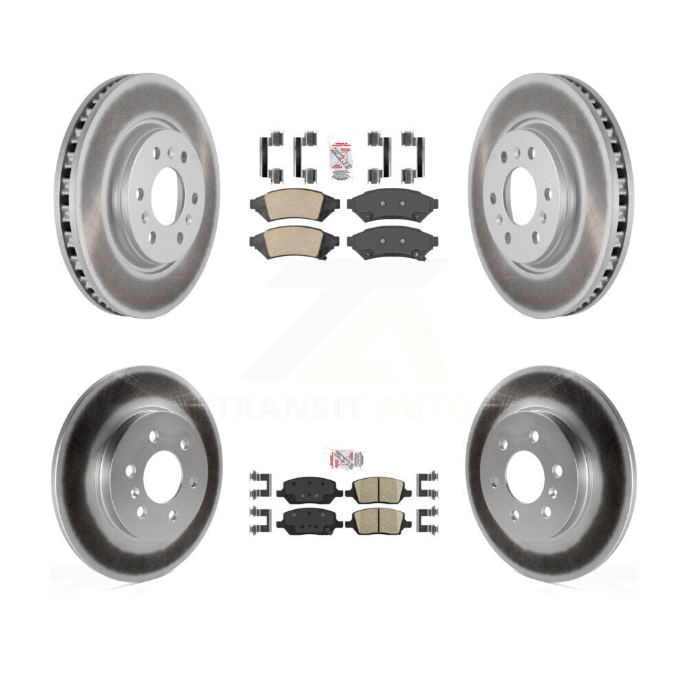 Kit de rotors de frein à revêtement de plaquettes en céramique avant et arrière, pour Pontiac Montana Chevrolet Buic
